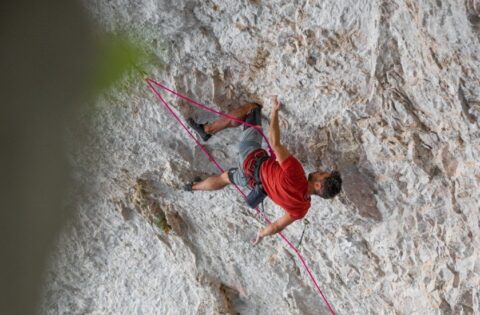 Jonatan Flor explica cómo es ‘La Vie’ 9b, entre lo más duro de Rodellar