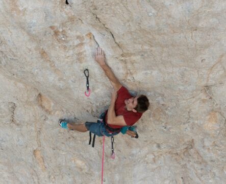 Seb Bouin repite ‘Jumbo Love’ 9b, en Clark Mountain