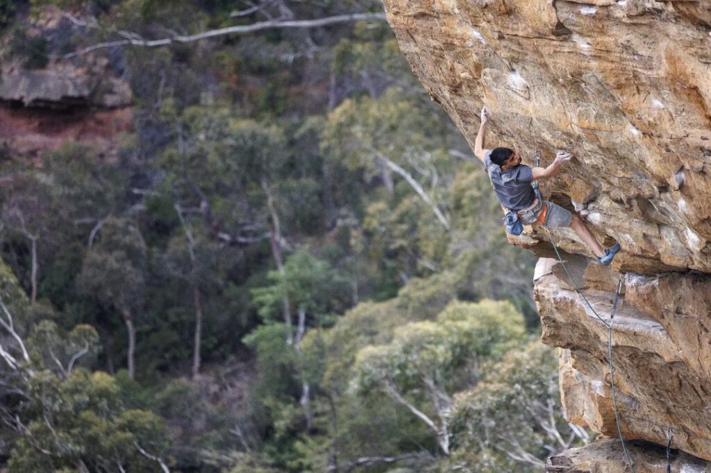 Jorge Díaz-Rullo escalando en Australia