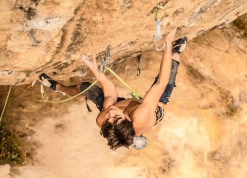 Jules Marchaland encadena ‘First Ley’ 9a+, en Margalef