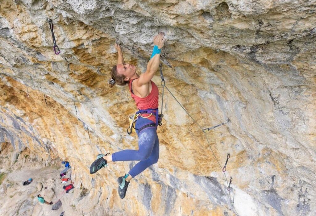 Solveig Korherr escaladora