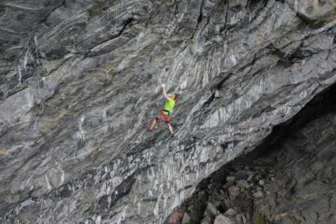Las imágenes de Seb Bouin probando por primera vez ‘Project Big’, en Flatanger