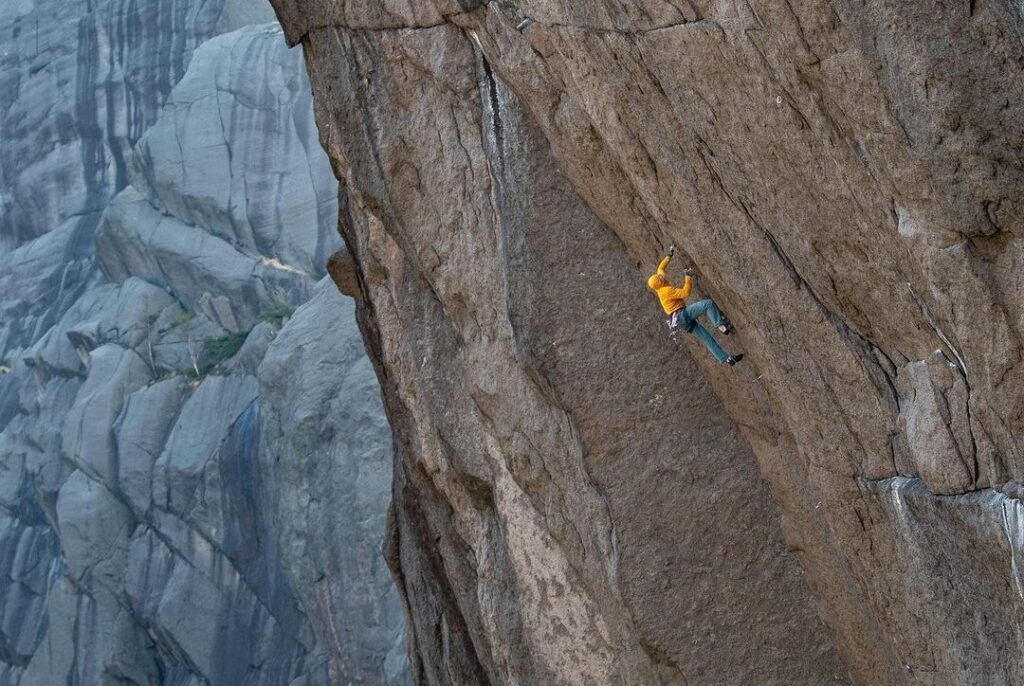 Pete Whittaker en Jøssingfjord (Noruega)