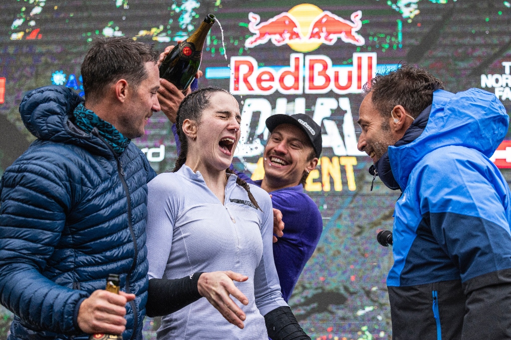 Jernej y Julija Kruder en Red Bull Dual Ascent 2023