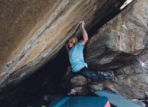 Daniel Woods establece ‘Adrenaline’: «Creo que está en el rango bajo del V16 (8C+)»