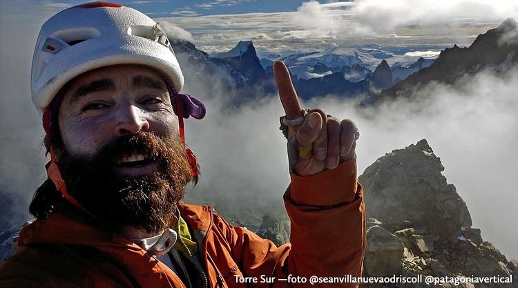 Sean Villanueva en las Torres del Paine