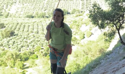 Anak Verhoeven encadena ‘La Planta de Shiva’, su primer 9b