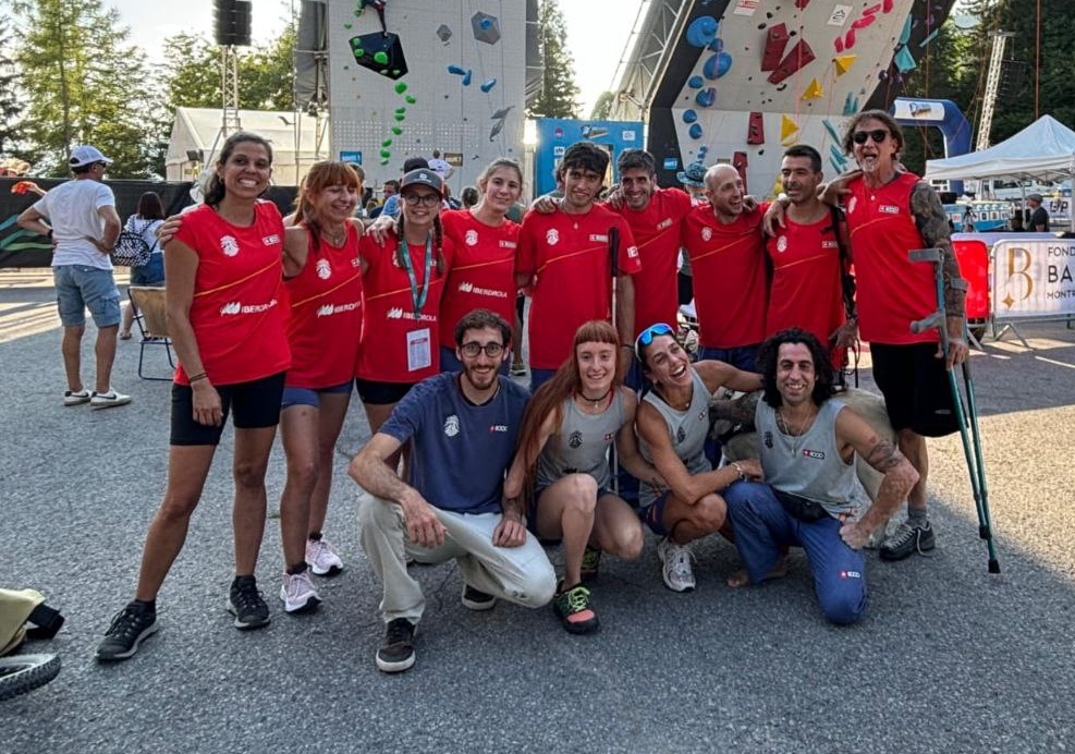 Equipo Selección Española de Paraescalada