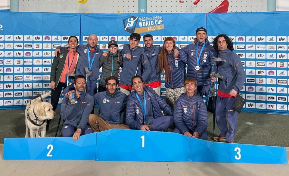 Equipo Selección Española de Paraescalada