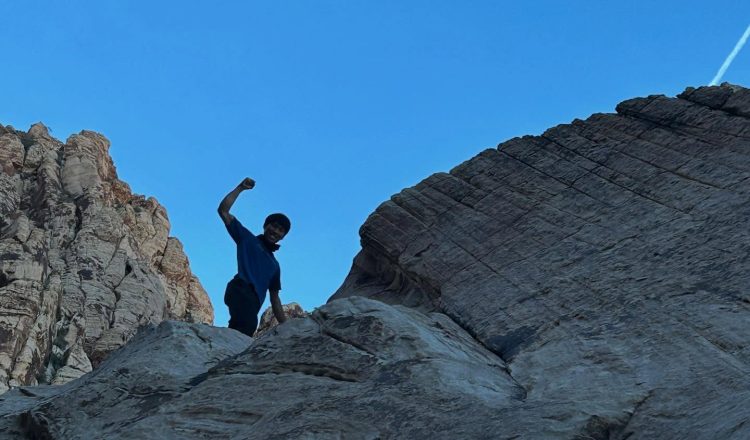 Toru Nakajima en Red Rocks