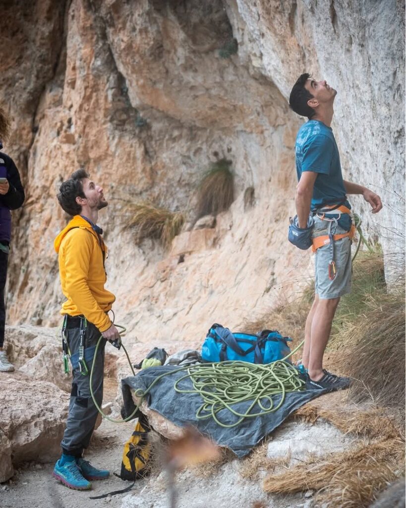 Stefano Ghisolfi y Jorge Díaz-Rullo en Siurana