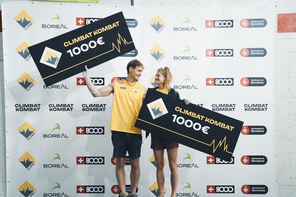 Mikel Linacisoro y Svana Bjarnason ganadores del Climbat Kombat
