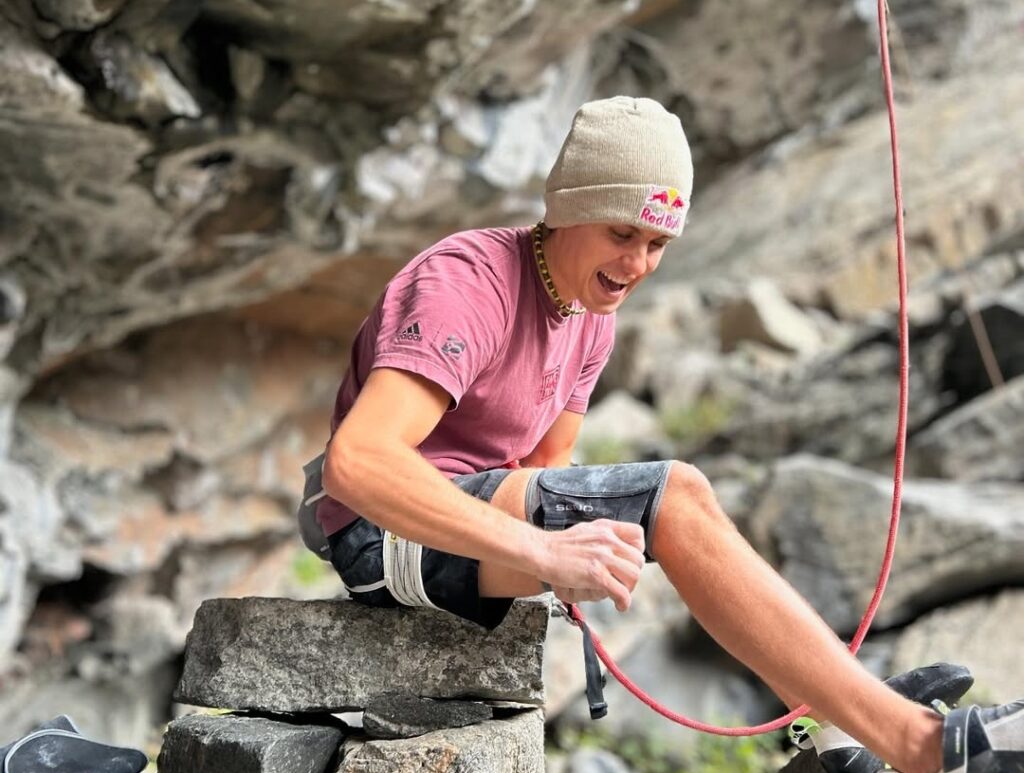 Domen Skofic en Flatanger