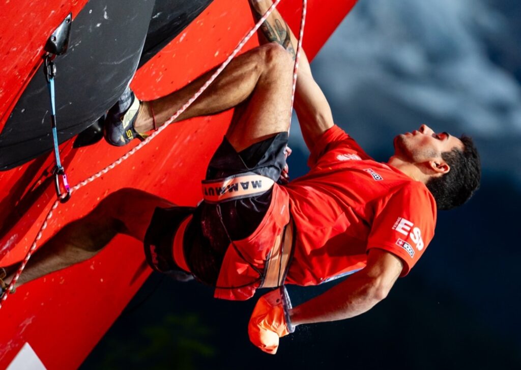 Alberto Ginés en Chamonix