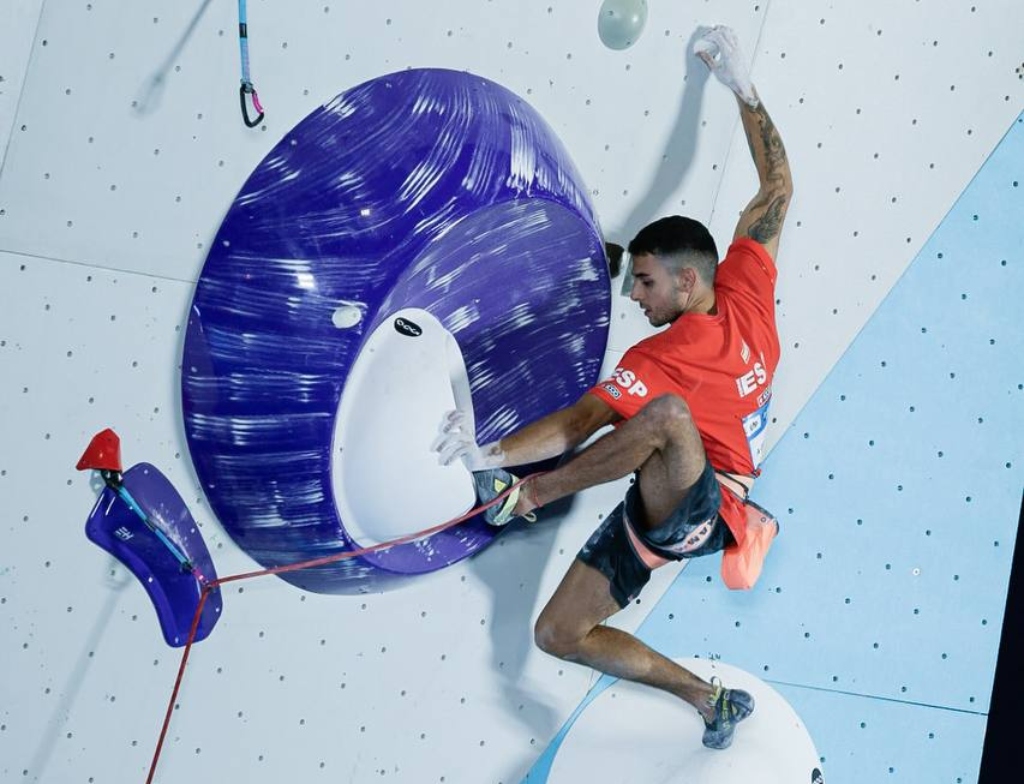 Alberto Ginés compitiendo en Madrid