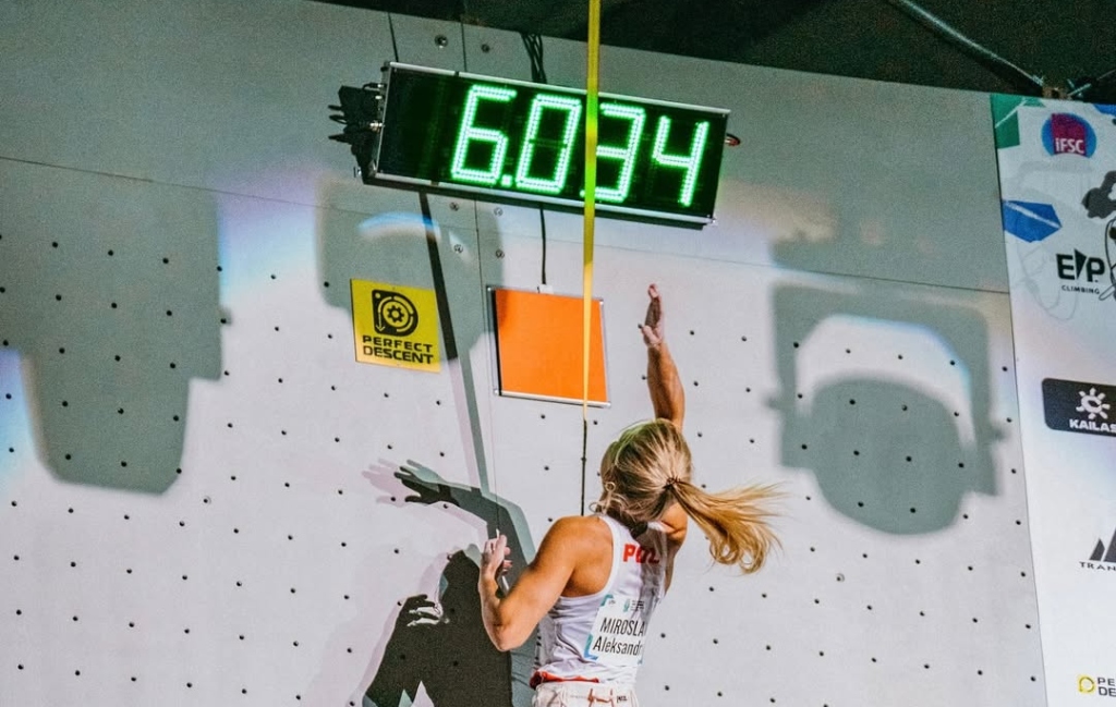 Aleksandra Miroslaw récord del mundo de velocidad en Seúl