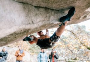 Sam Richard repite ‘Soudain Seul’ 9A, en Fontainebleau