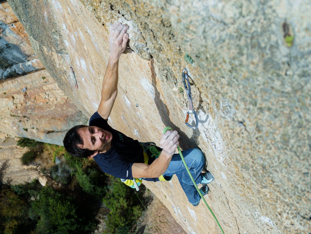 Ramon Julián en el Siurana Climbing Festival