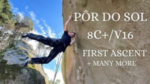 Will Bosi en ‘Pôr do Sol’, el primer 8C+ de Portugal