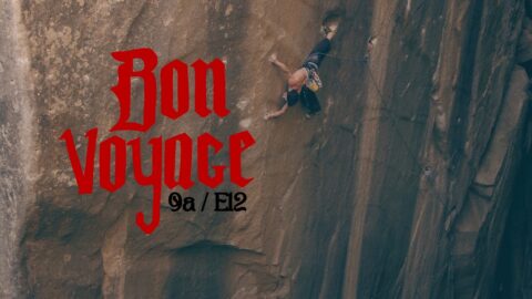 Esteban Daligault en ‘Bon Voyage’ E12 (9a), escalada tradicional extrema