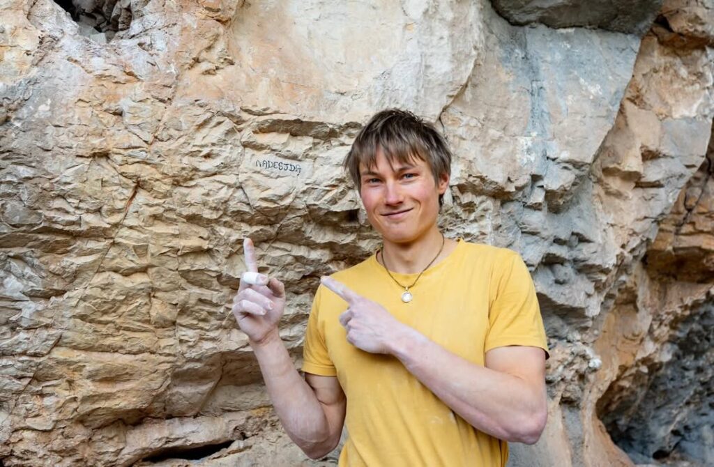 39343Alex Megos encadena ‘Nadesdja’ 8c+ a vista