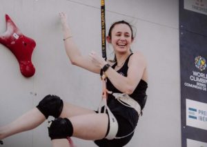 Emma Hunt y Shouhong Chu ganan en velocidad, en la World Climbing Series Comunidad de Madrid