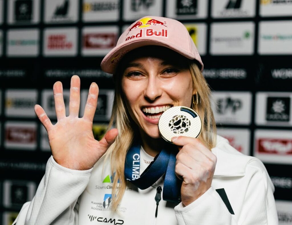 Janja Garnbret 50 medallas de oro