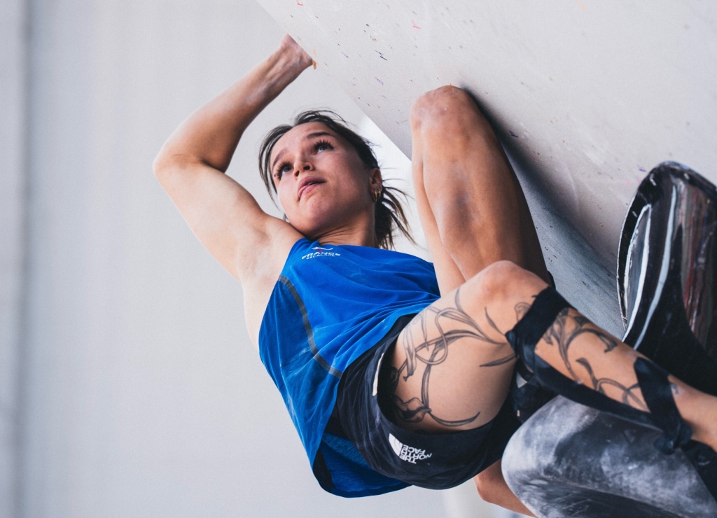 Oriane Bertone escaladora francesa