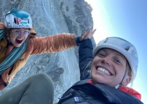 Solveig Korherr encadena ‘Historie Sans Fin’ (200m 8b+) en el Petit Clocher du Portalet