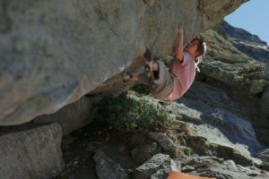 Mei Kotake se anota su primer problema de 8C: ‘P.I.G’